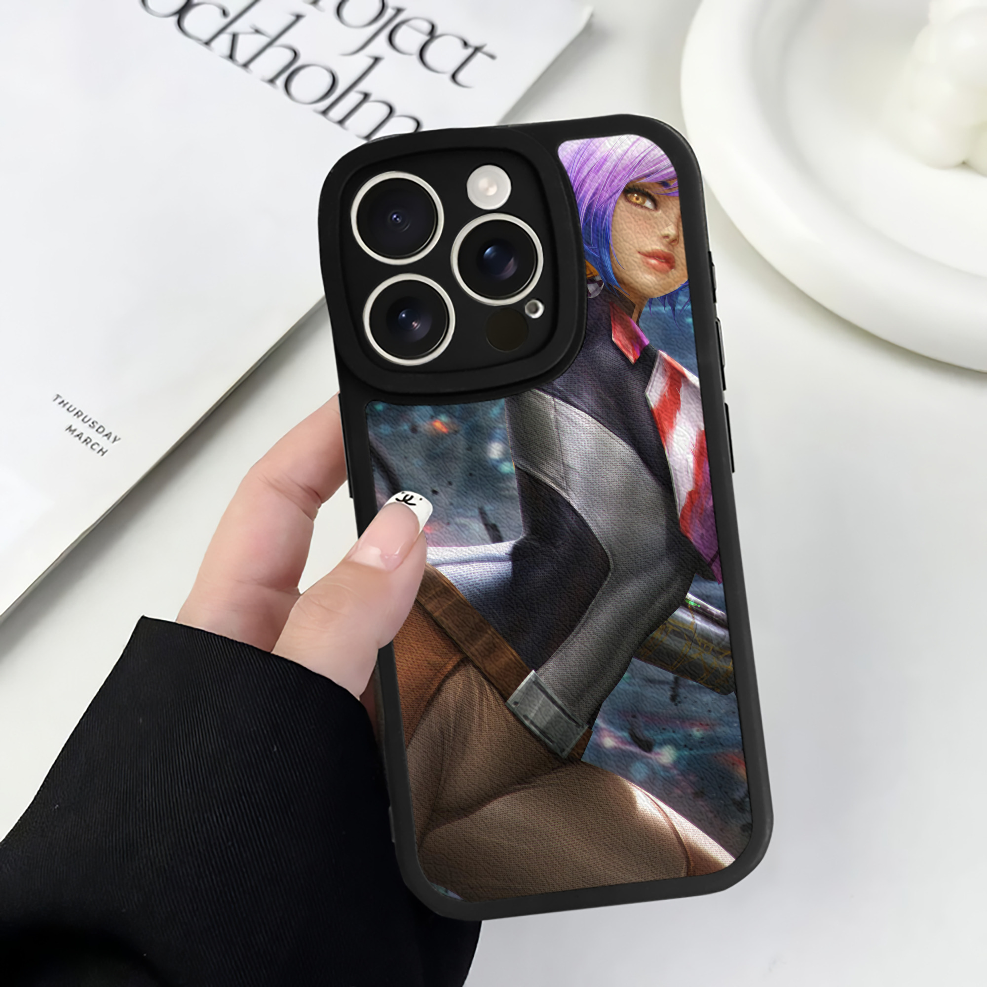 （画像用） スター・ウォーズ Star Wars 【iPhone 16シリーズ対応】シリコンスマホケース（レザー調） 材質：シリコン
